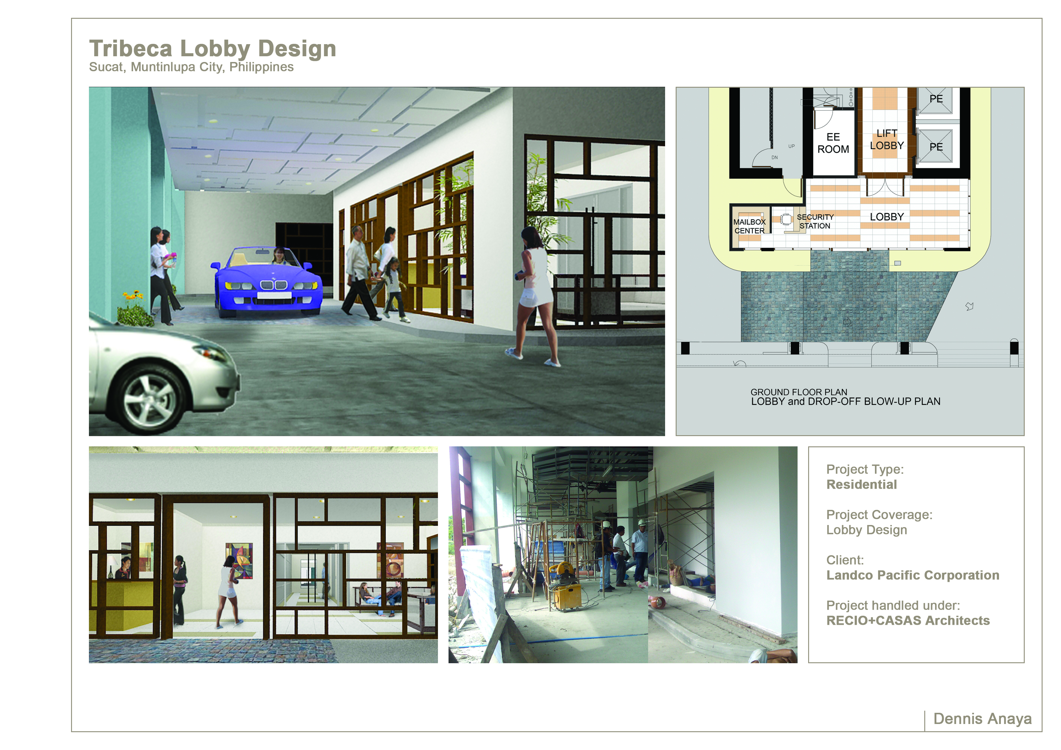 R+C Tribeca Lobby Design